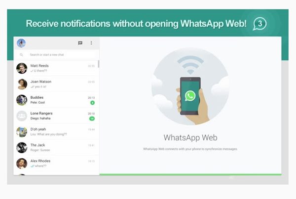 Notificateur pour WhatsApp Web