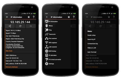 Outils IP : analyseur WiFi