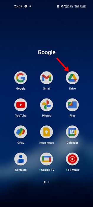 Application Google Drive