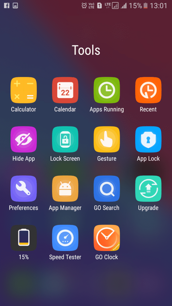 Utiliser Go Launcher