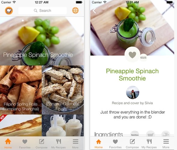 Applications iPhone pour faire passer votre cuisine au niveau supérieur