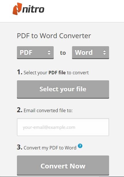 PDF vers Word