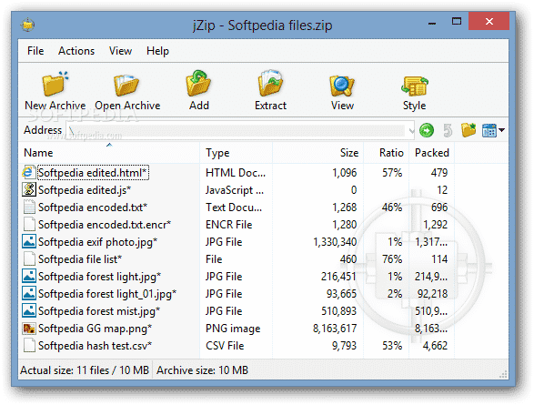 télécharger l'utilitaire d'archives