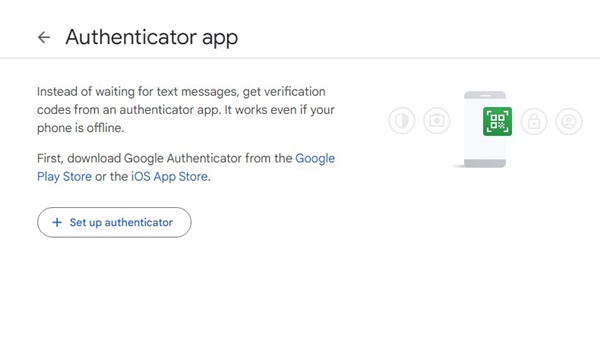 téléchargez l'application Google Authenticator