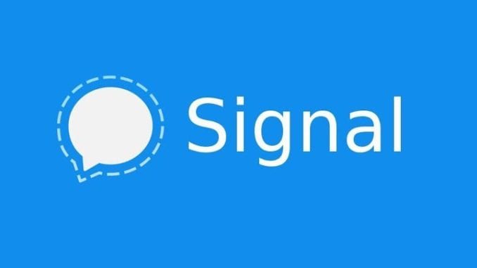 Messagerie privée de signal