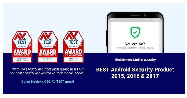 Sécurité mobile et antivirus Bitdefender