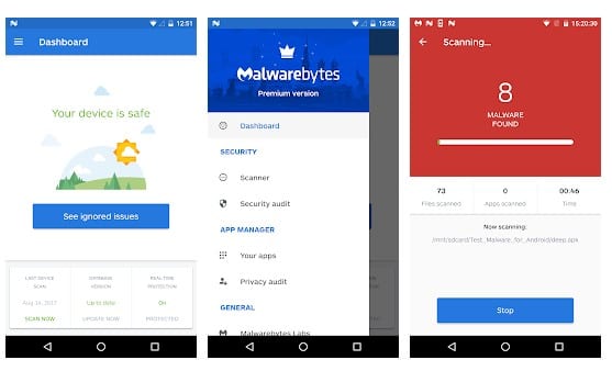 Sécurité Malwarebytes