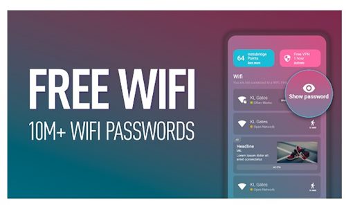 Mots de passe WiFi par Instabridge