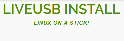 Installation LiveUSB