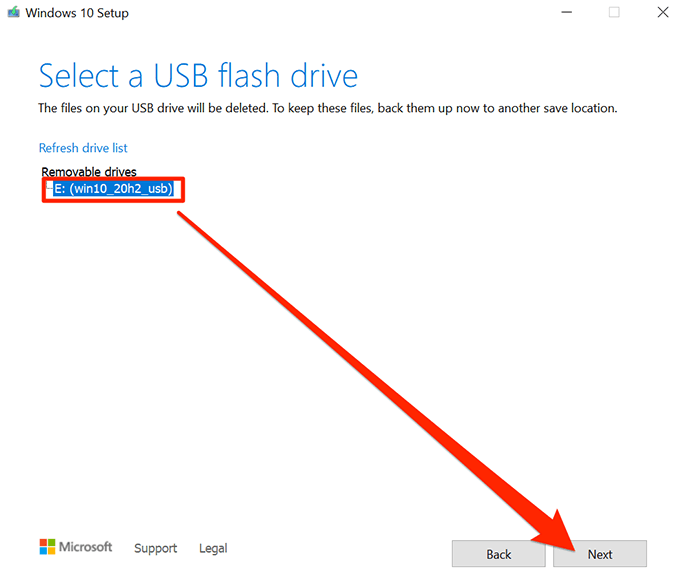 Comment créer un lecteur de récupération USB amorçable Windows 10 image 7