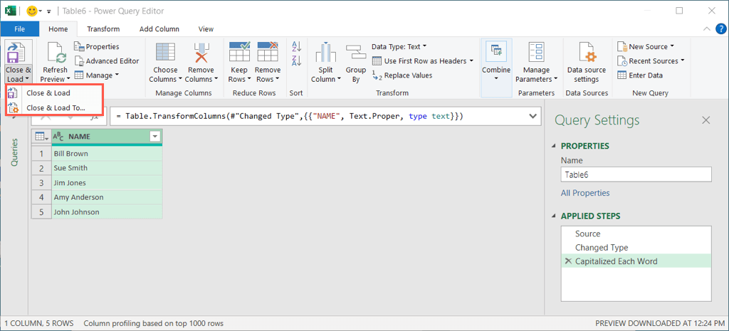 Comment utiliser Power Query dans Microsoft Excel pour modifier du texte image 5
