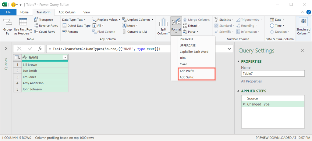 Comment utiliser Power Query dans Microsoft Excel pour modifier du texte image 10