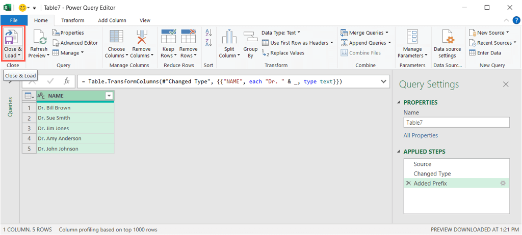 Comment utiliser Power Query dans Microsoft Excel pour modifier du texte image 12