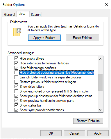 Comment réparer « La corbeille sur C:\ est corrompue » dans l'image Windows 10