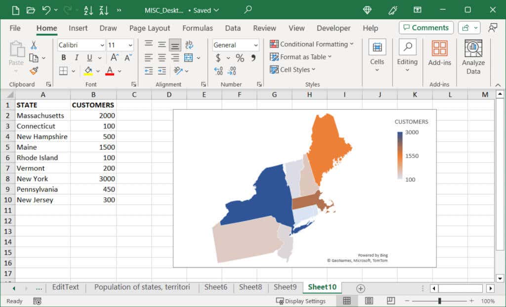Comment créer une carte thermique dans Excel image 21