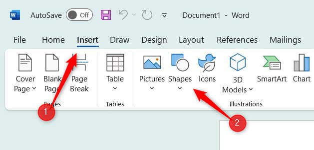 Comment insérer des flèches dans des documents Microsoft Word image 2