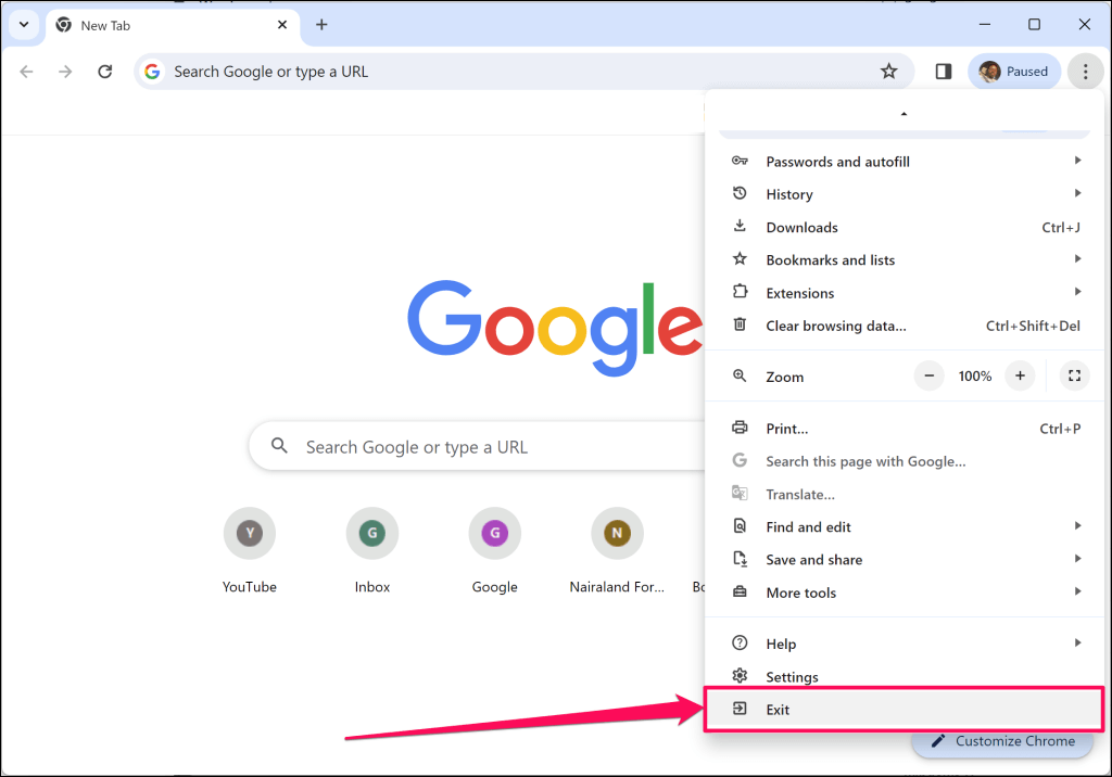 Comment désactiver l'authentification Windows pour Chrome image 7