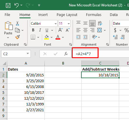 Comment ajouter ou soustraire des dates dans Excel image 14
