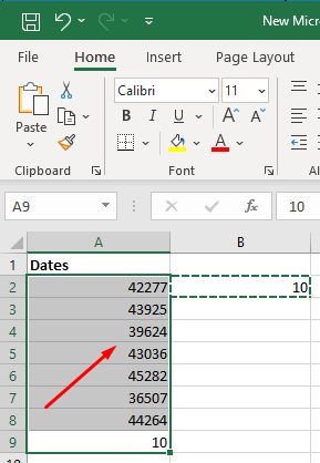 Comment ajouter ou soustraire des dates dans Excel image 12