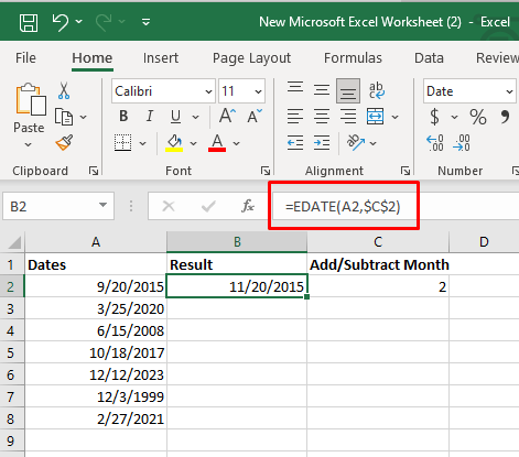 Comment ajouter ou soustraire des dates dans Excel image 23