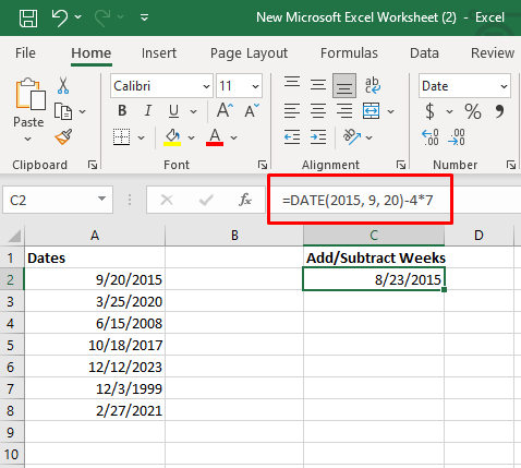 Comment ajouter ou soustraire des dates dans Excel image 18