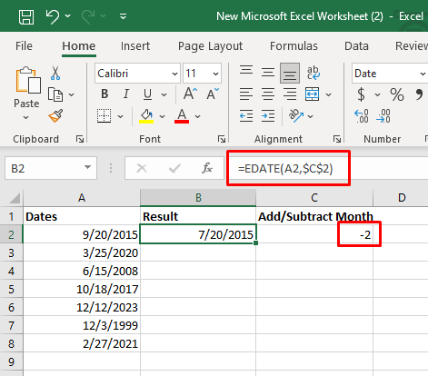 Comment ajouter ou soustraire des dates dans Excel image 24