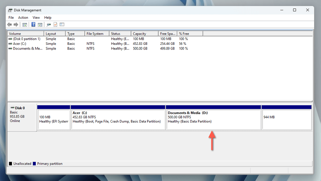 Comment partitionner un SSD sous Windows 11 image 13