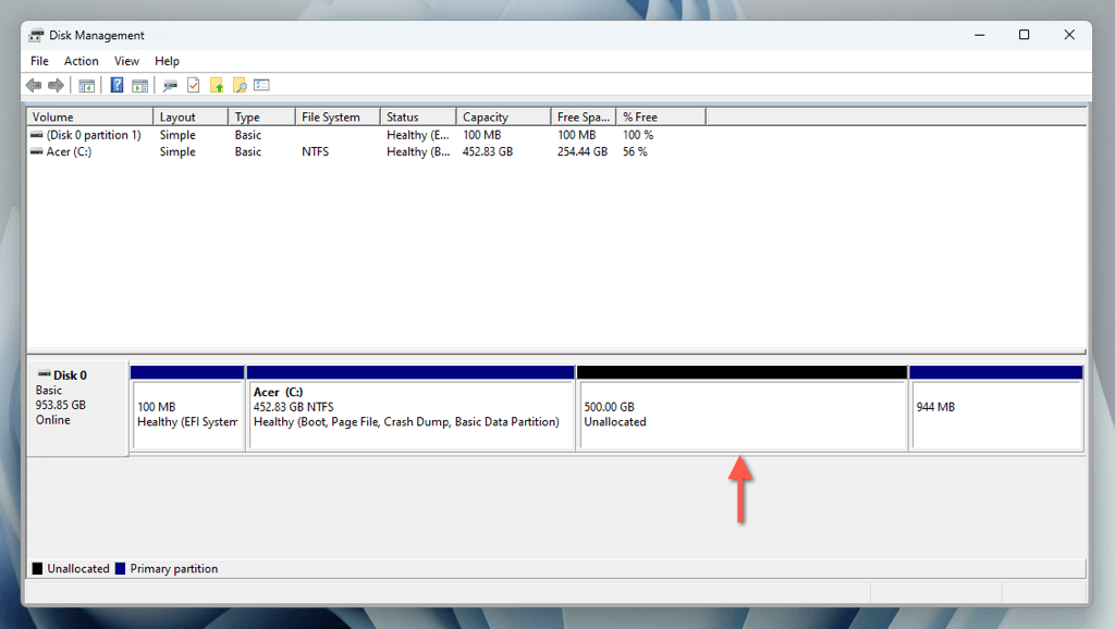 Comment partitionner un SSD sous Windows 11 image 6