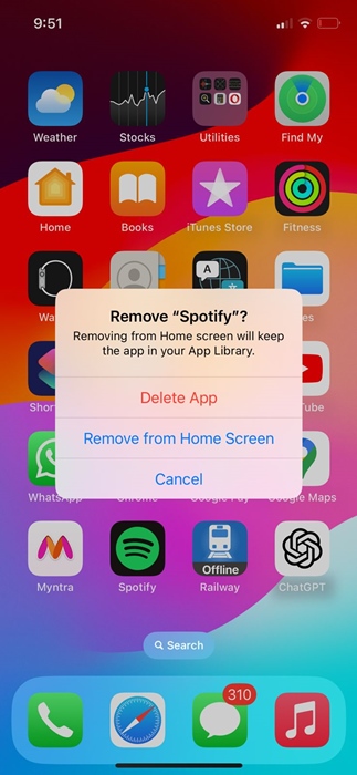 Réinstallez l'application Spotify