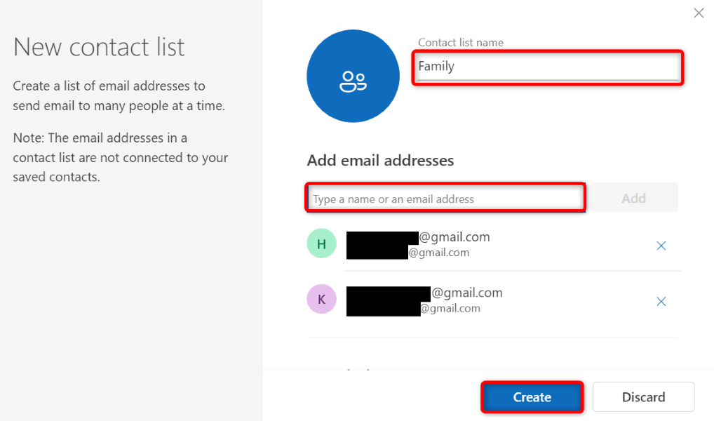 Comment créer un groupe de messagerie dans Microsoft Outlook image 3