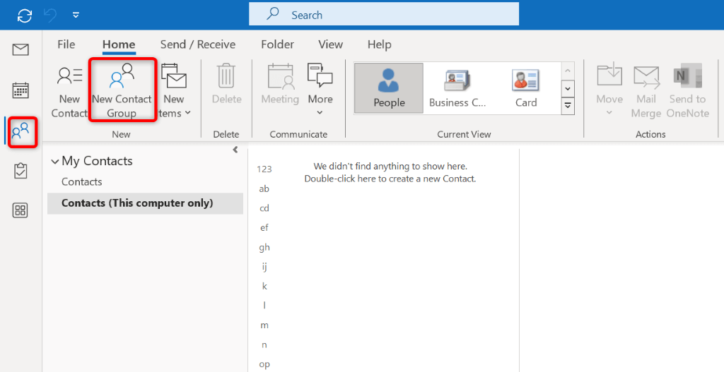 Comment créer un groupe de messagerie dans Microsoft Outlook image 7