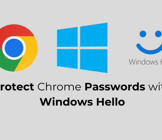 Protect Chrome Passwords with Windows Hello