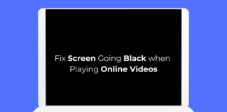 Fix Screen Going Black when Playing Online Videos